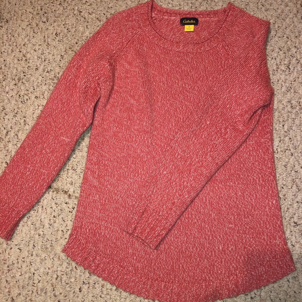 Orange Cabela’s Sweater